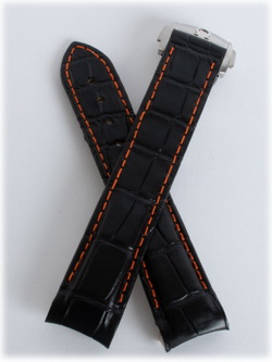 Alligator Strap for Planet Ocean 37.5 