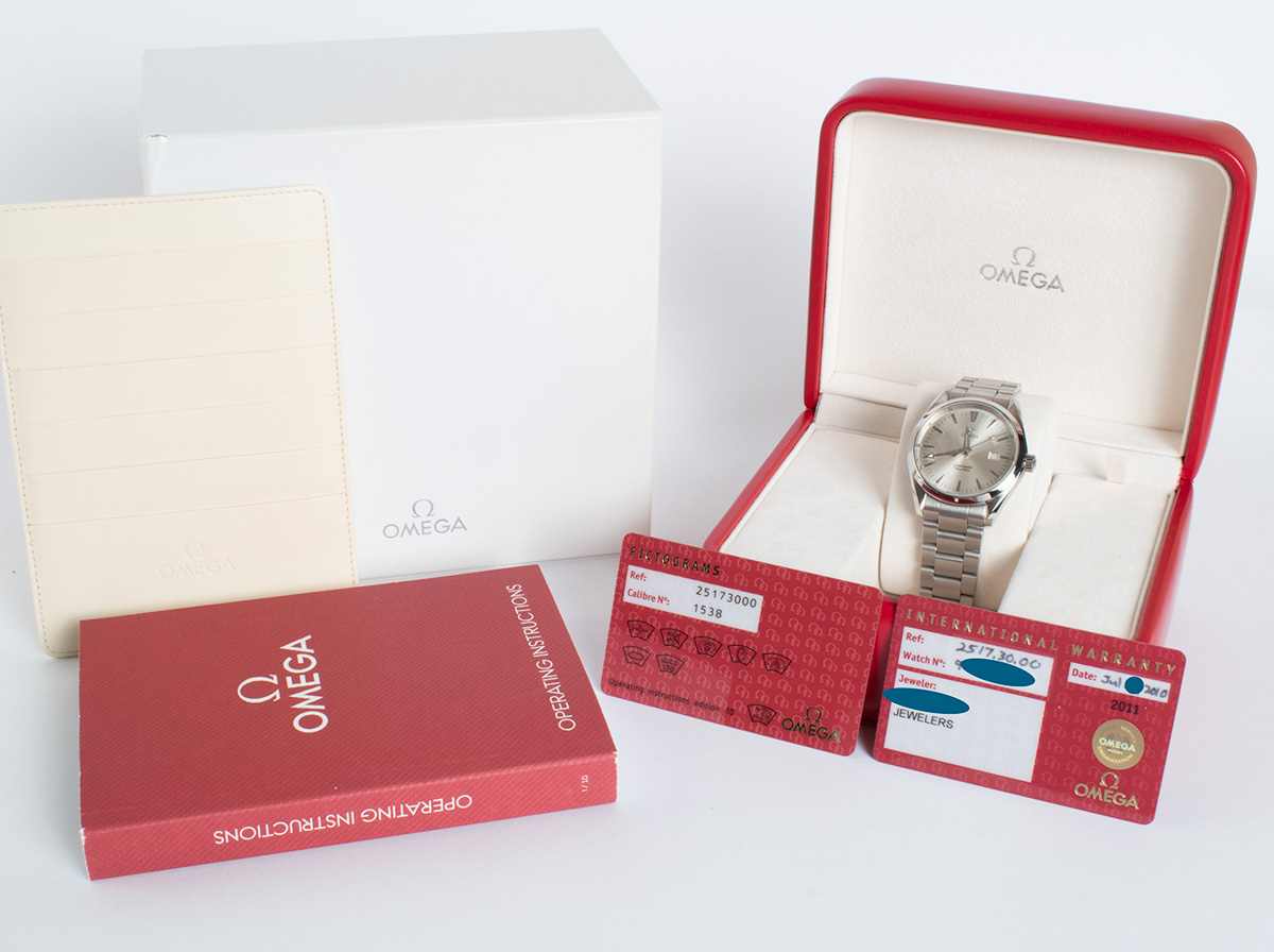 Omega Seamaster Aqua Terra 2517.30 - SOLD OUT - 2010 Silver Dial