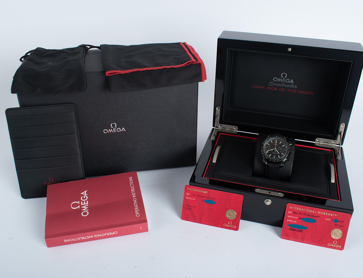 Omega Speedmaster Moonwatch Chronograph 'Dark Side of the Moon
