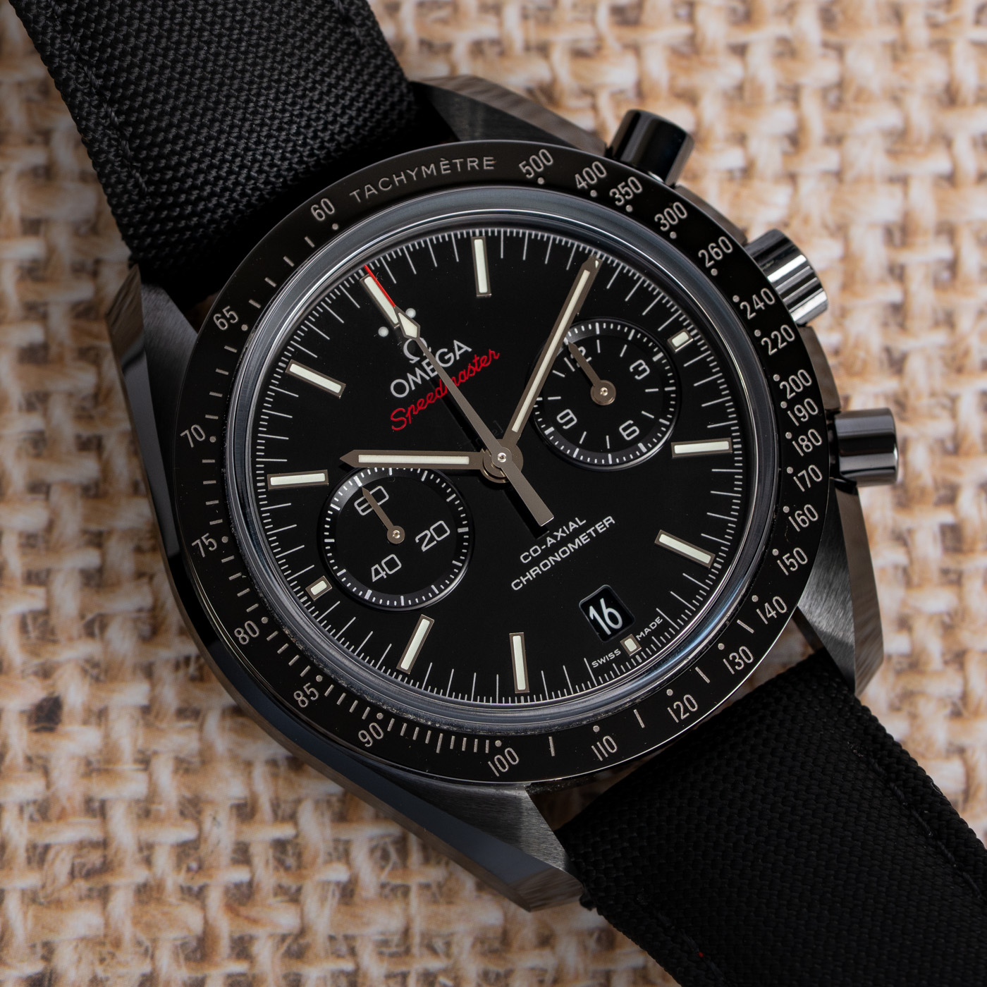 Omega Speedmaster Moonwatch Chronograph 'Dark Side of the Moon
