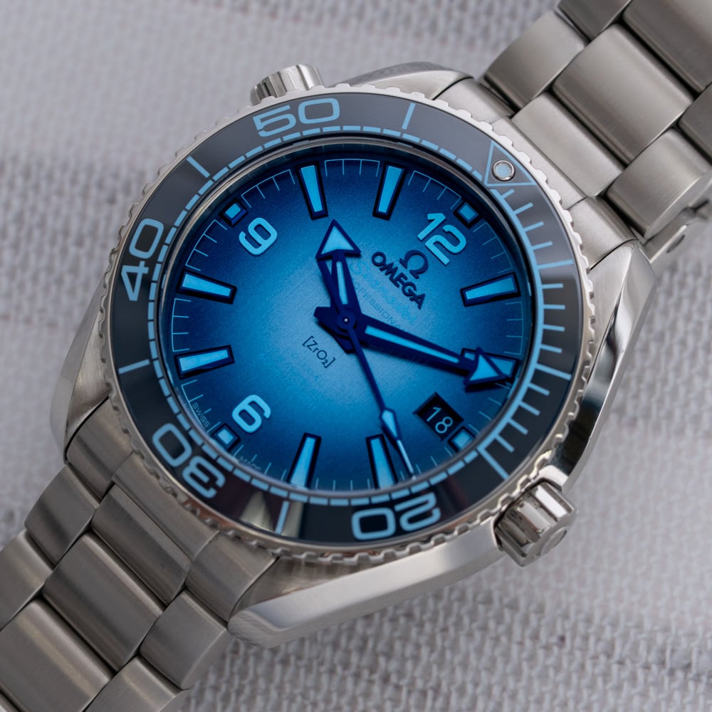 Omega Seamaster Planet Ocean 39.5MM 'Summer Blue' 215.30.40.20