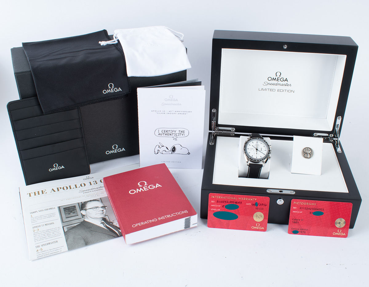 Omega Speedmaster Apollo 13 'Silver Snoopy' : 311.32.42.30.04.003