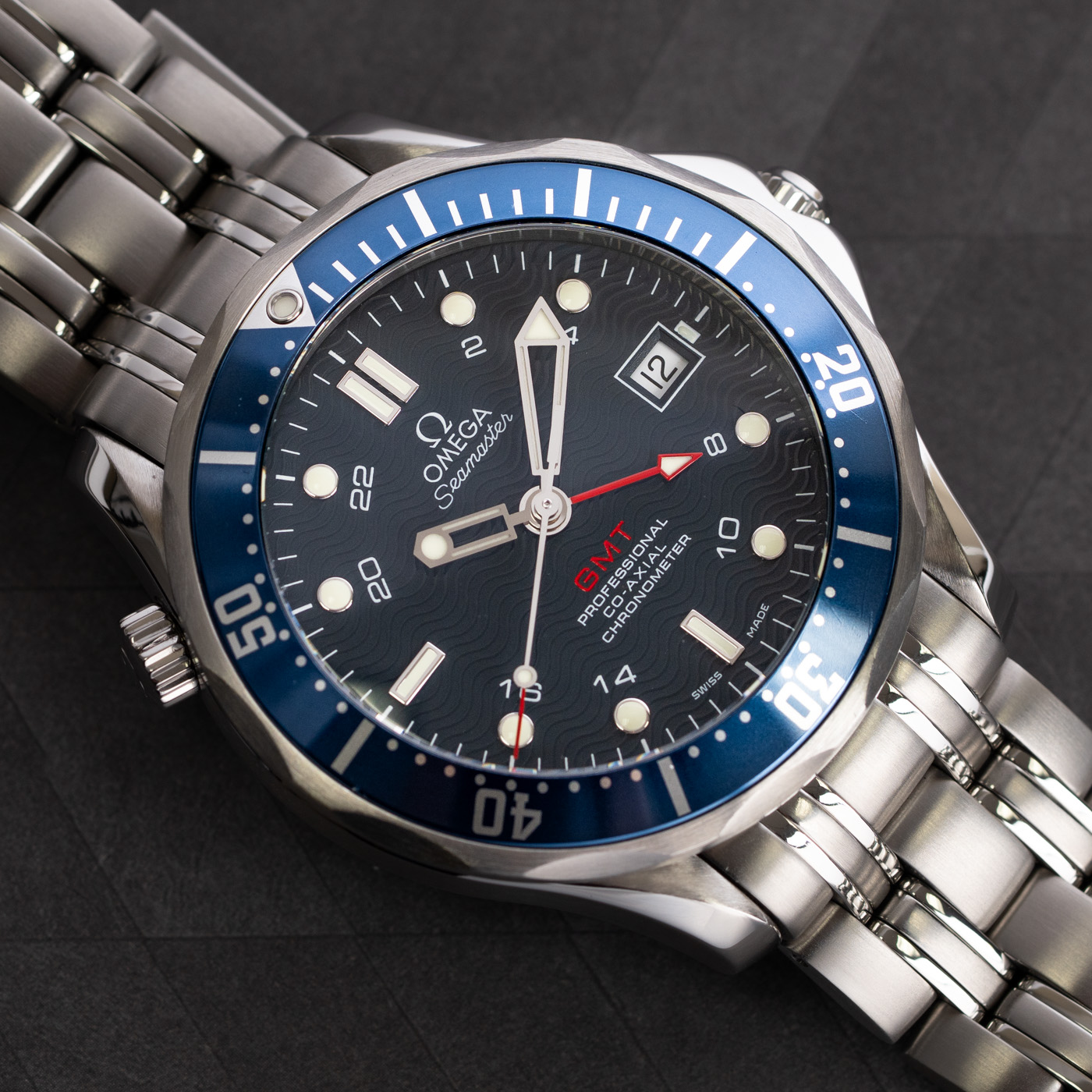 Omega Seamaster Professional GMT Co-Axial 2535.80 - 2005 Blue Wave