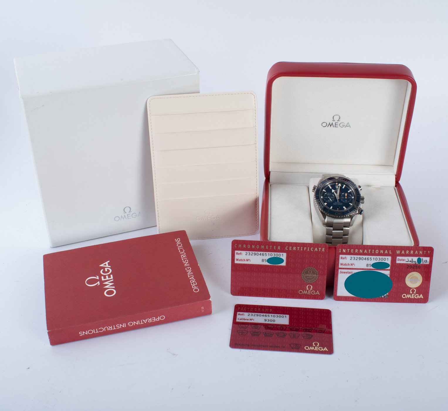 OMEGA 純正箱 冊子3枚セット Omega Seamaster Planet Ocean Chronograph : 232.90.46.51.03.001