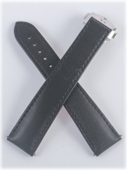 Omega Vegan Leather Deployant Strap