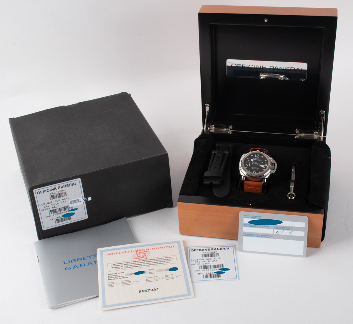 Panerai Luminor Submersible - 24 A (Unpolished) PAM024A - SOLD OUT