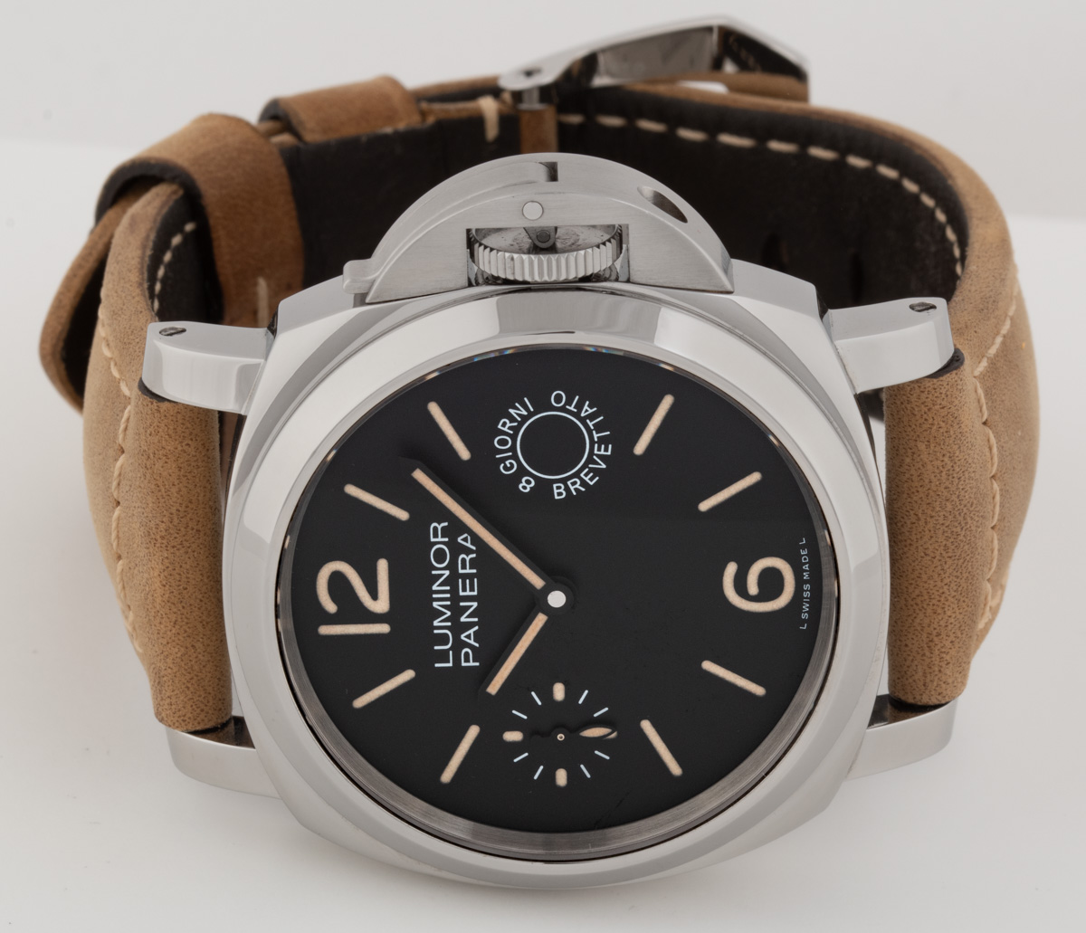 PANERAI Luminor Marina PAM00590 8 Days Small Second Hand Winding Men's_8497 Panerai Pre-owned Watches Luminor Marina 8 Days PAM00590  main image 2