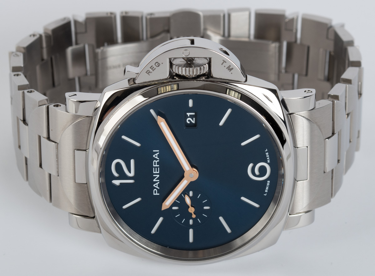 Panerai - Luminor Due 42 : PAM 1124 : SOLD OUT : blue sun-brushed dial