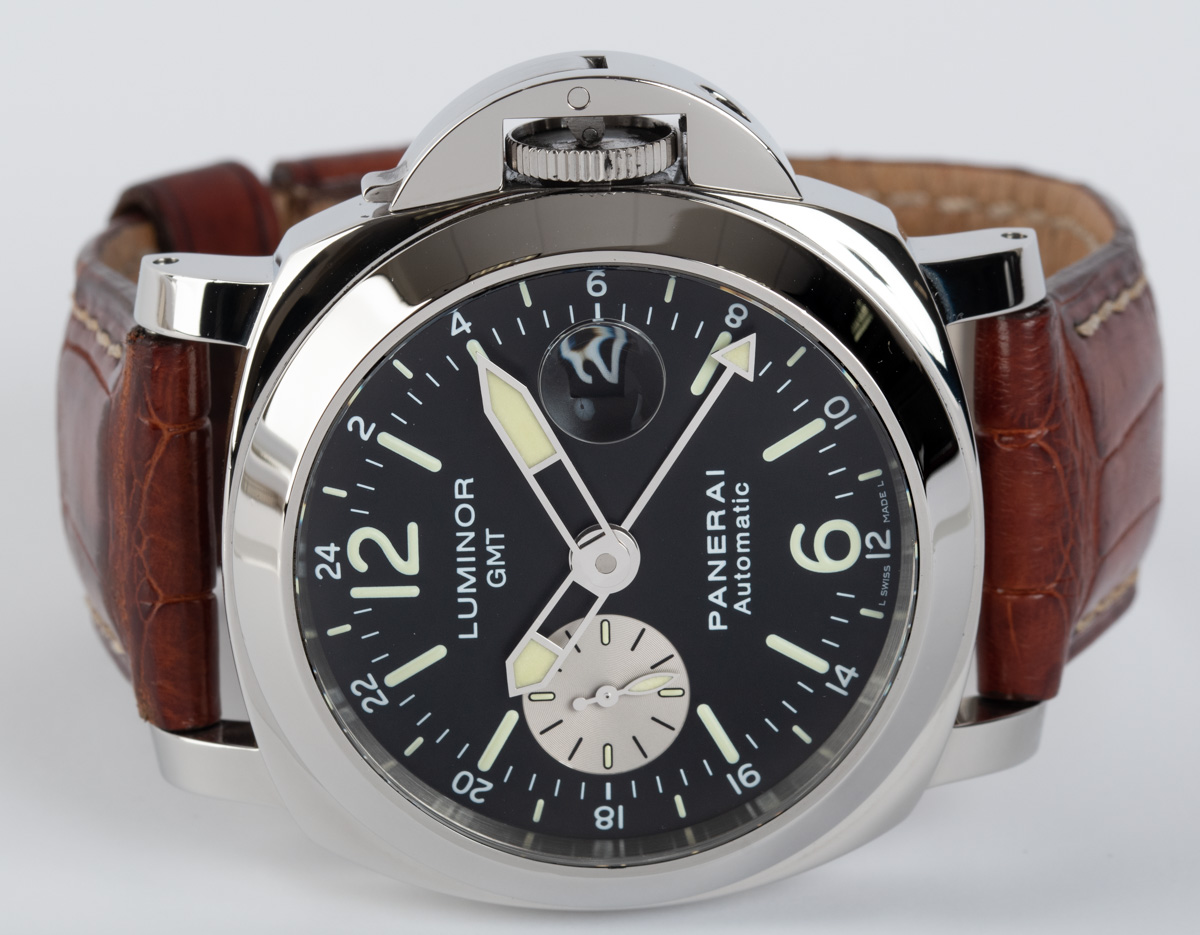 Panerai Luminor GMT PAM00088 - SOLD OUT - 2008 Black Dial, Steel