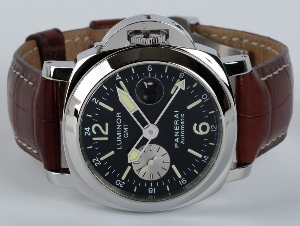 Panerai Luminor GMT PAM00088 - SOLD OUT - 2008 Black Dial, Steel