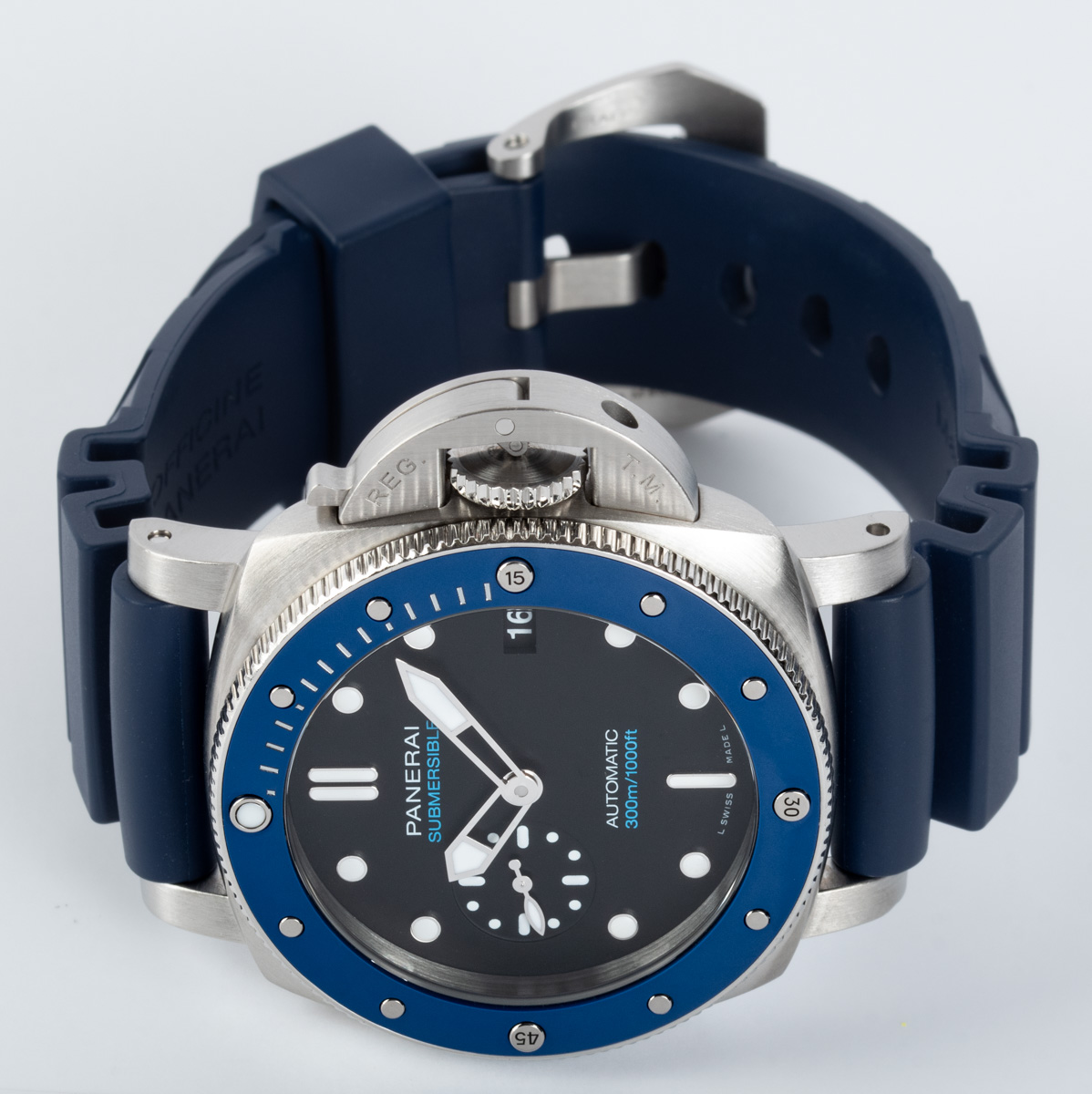 Panerai Submersible Azzurro 42 PAM 1209 Used Watch For Sale