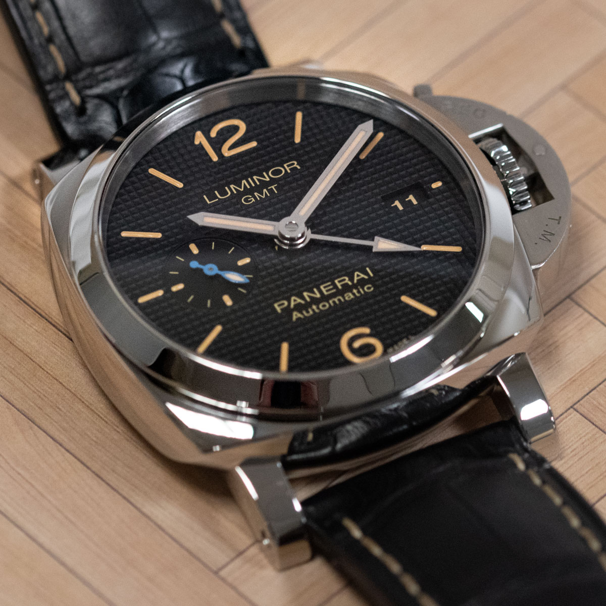 PAM様資料 Panerai Luminor 1950 3 Days GMT PAM01535 - SOLD OUT - 2018 Black