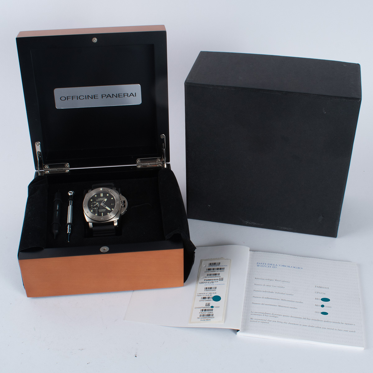 Panerai - Luminor Submersible 47MM : PAM 305 : SOLD OUT : black
