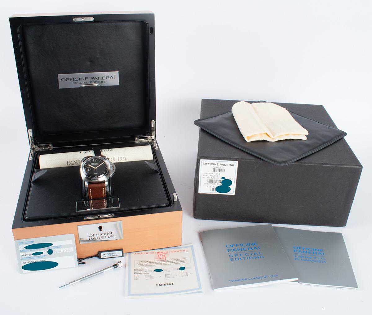 Panerai - Luminor 1950 'Fiddy' : PAM 127 : SOLD OUT : black