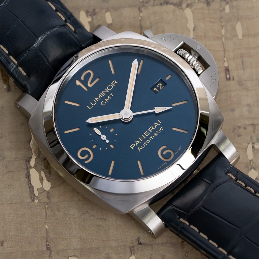 時計 OFFICINE PANERAI Luminor 44mm Panerai Luminor GMT Automatic Watch - 44mm - Pam 1033