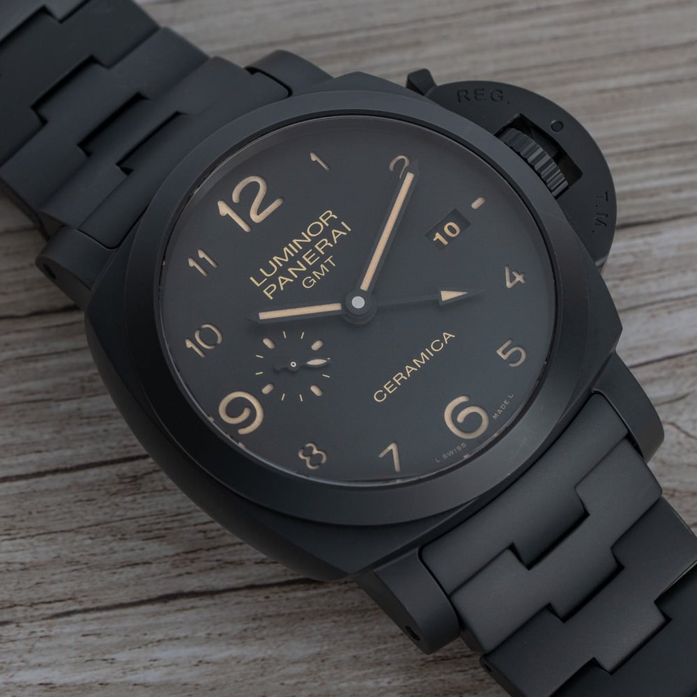 Panerai Luminor 1950 3-Days GMT Tuttonero : PAM 438