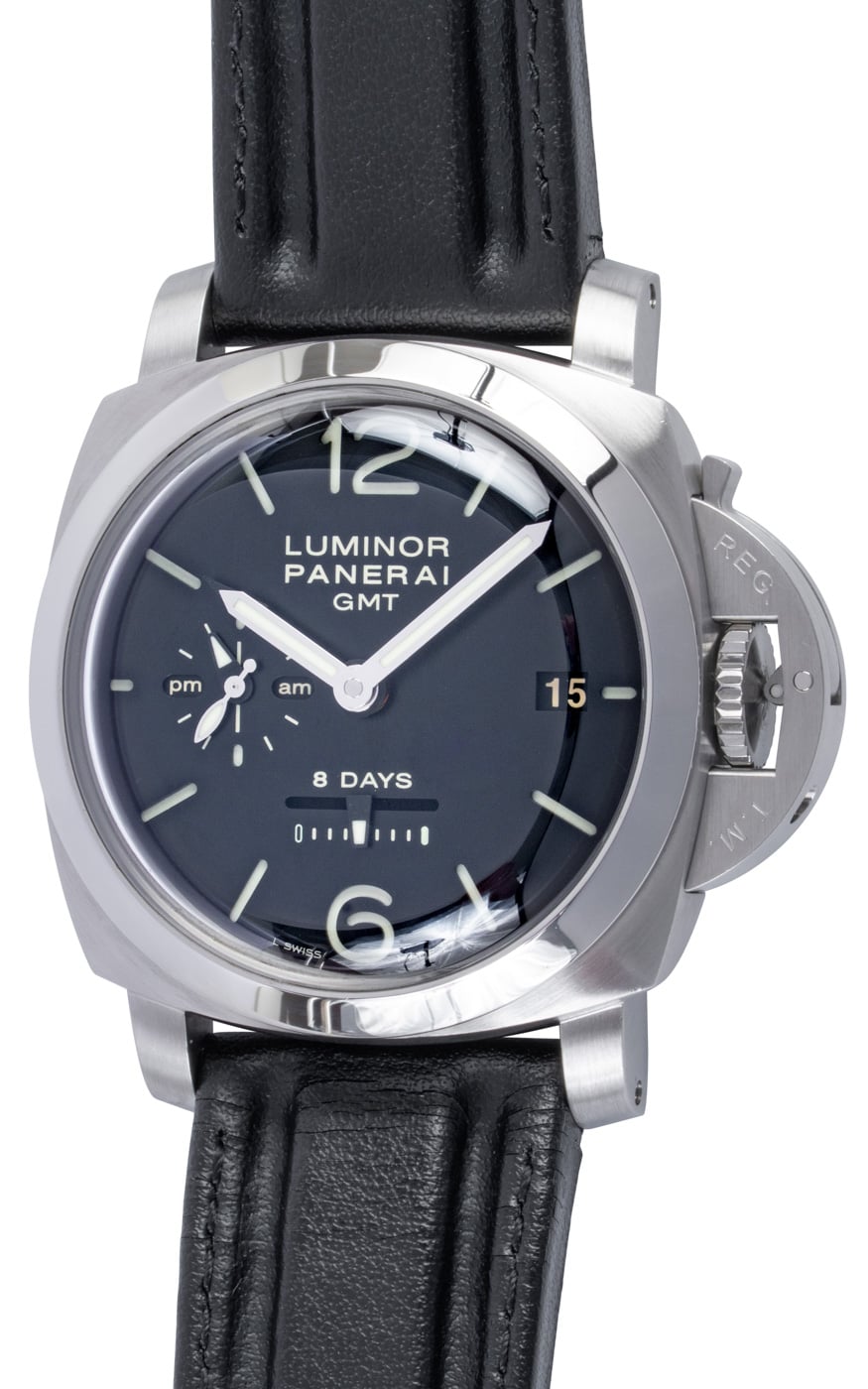 Panerai Luminor 1950 8 Days GMT PAM 233 - 2014 Black 'Sandwich