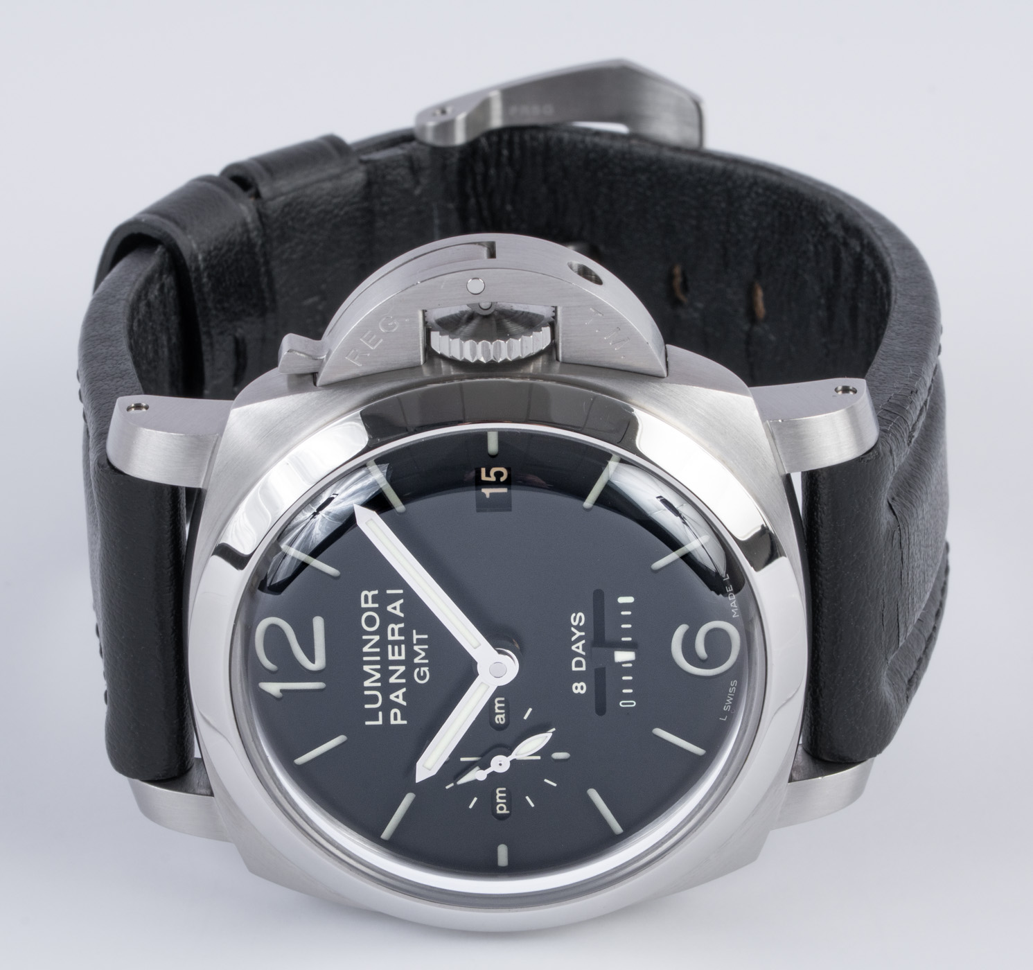 Panerai Luminor 1950 8 Days GMT : PAM 233 Used Watch For Sale