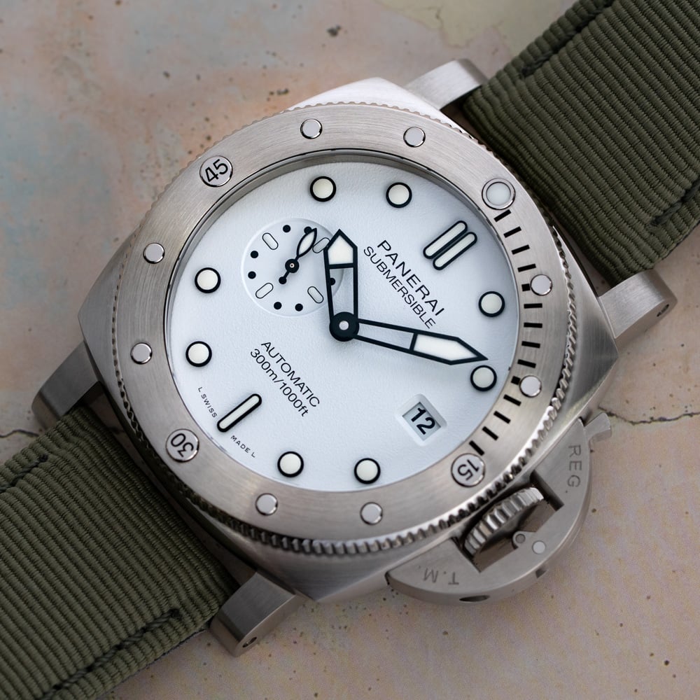 Panerai Submersible QuarantaQuattro Bianco PAM01226 - 2023 White