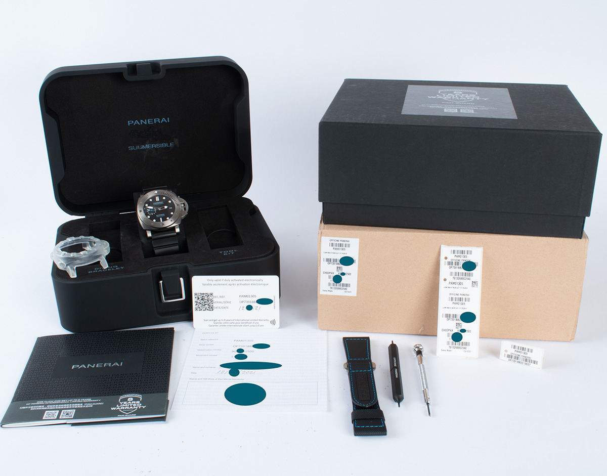 Panerai Luminor Submersible 1950 3 Days Titanio PAM01305 - 2021