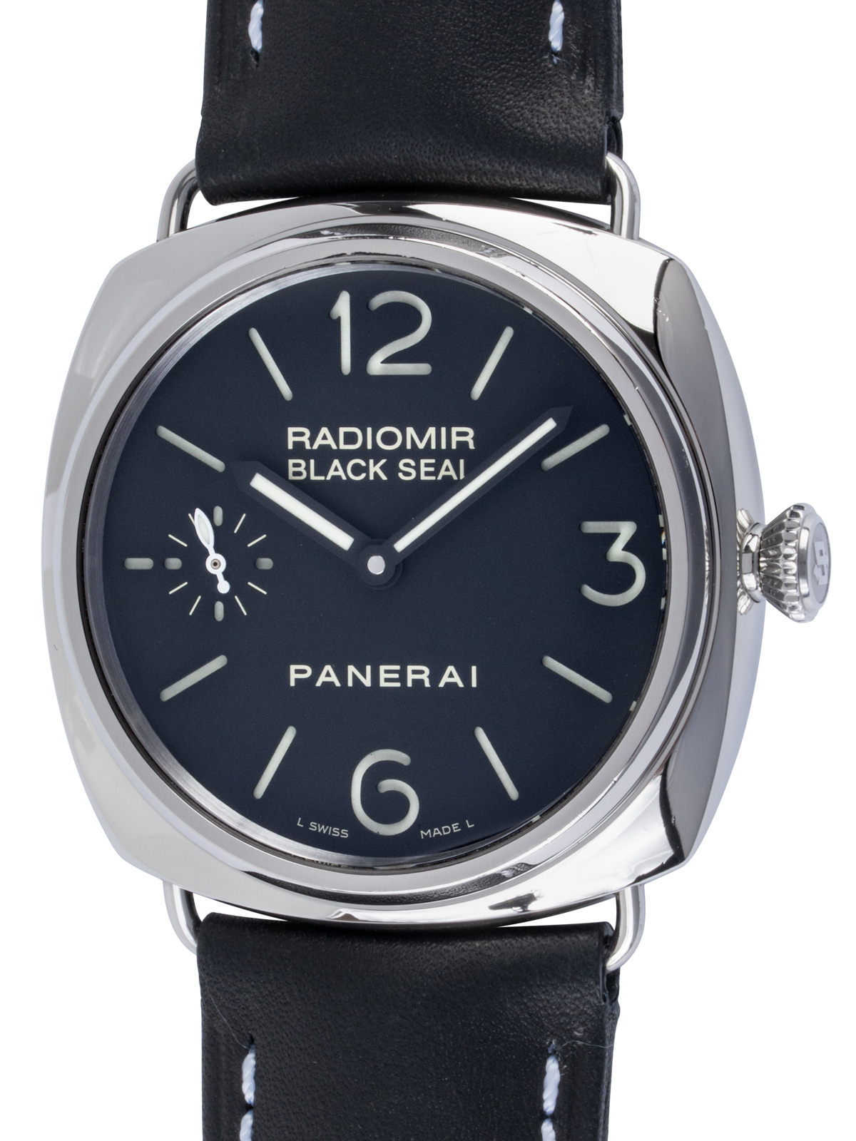 時計 PANERAI RADIOMIR BLACK SEAL Panerai Radiomir Black Seal PAM00183 - 2015 Black 'Sandwich' Dial
