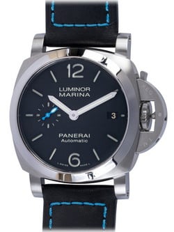 Panerai - Luminor Marina : PAM 48 : SOLD OUT : black dial on black