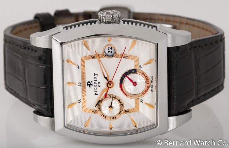 Perrelet Power Reserve Day-Date Cushion A1021/4 - Cream Dial