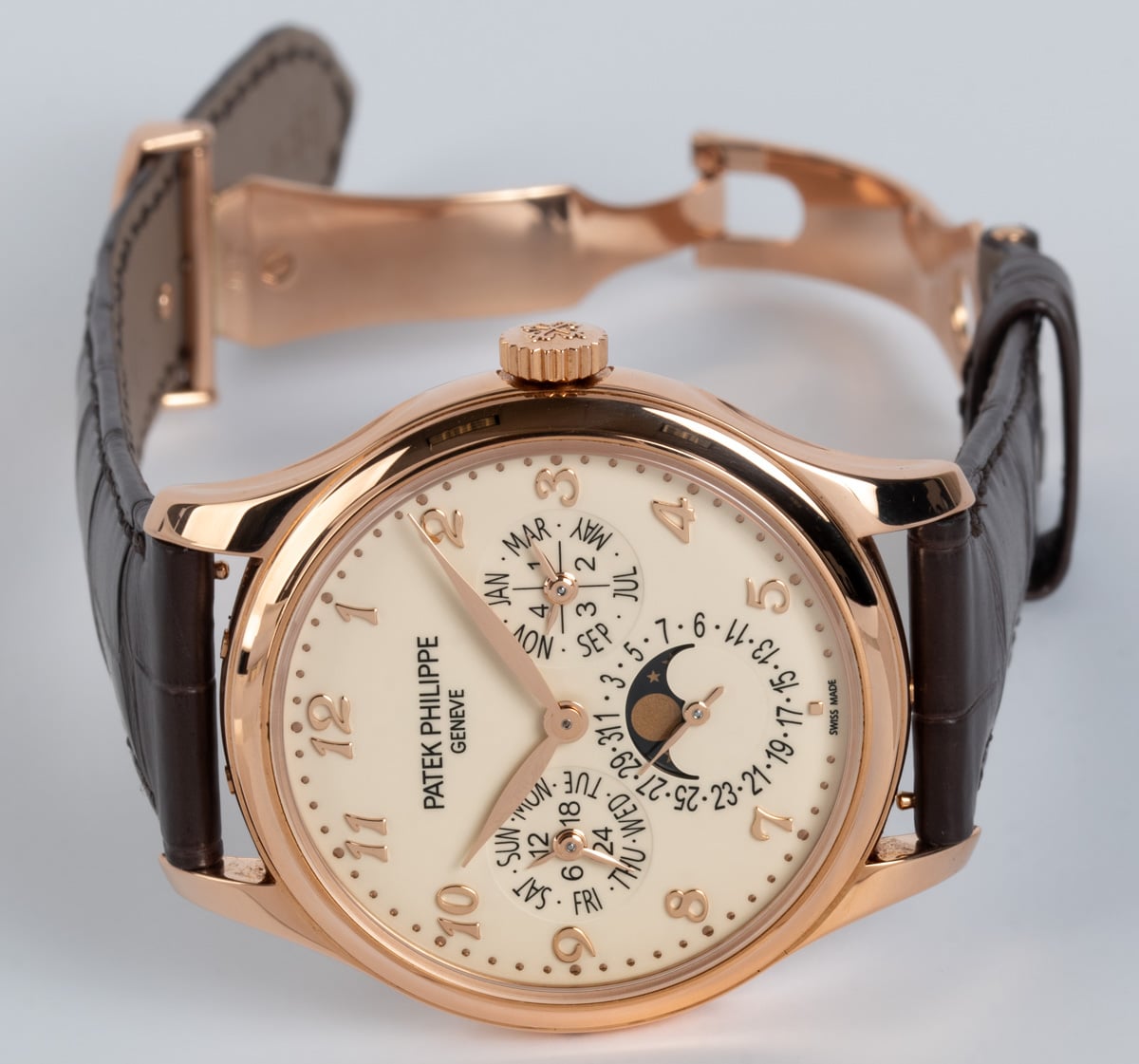Patek Philippe Perpetual Calendar 5327R-001 - SOLD OUT - 2022 Ivory Dial,  18k rose gold, 38mm, Full Set | Bernard Watch