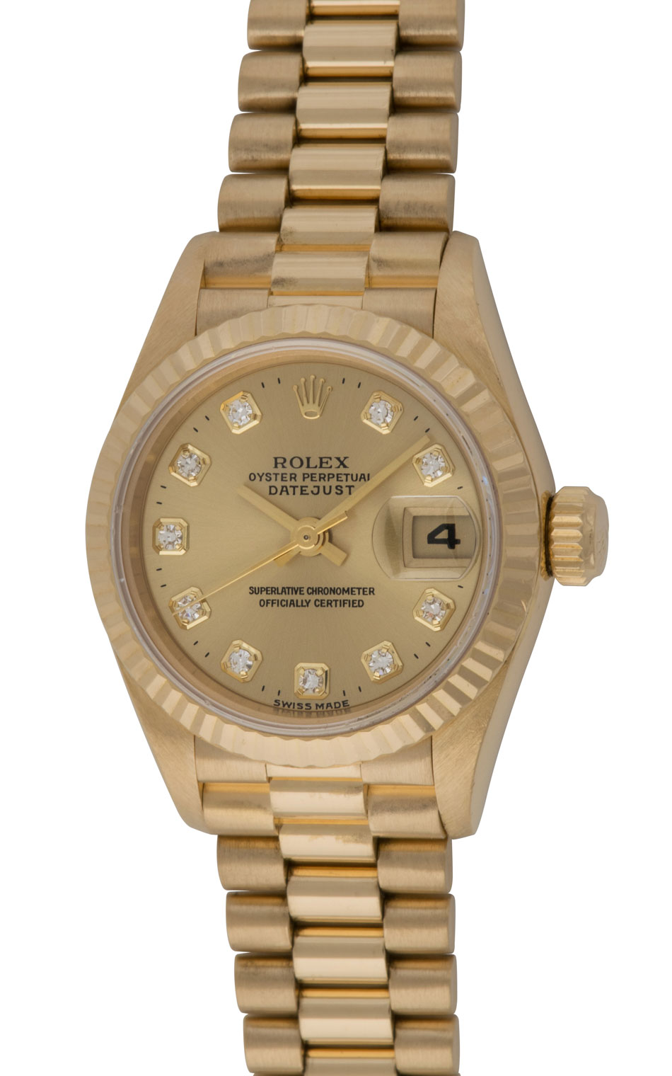 Rolex Ladies Datejust President 69178 SOLD OUT Diamond champagne dial