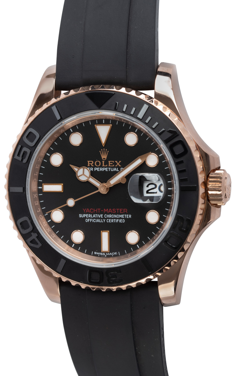 Rolex - Yacht-Master : 116655 : SOLD OUT : black dial on black