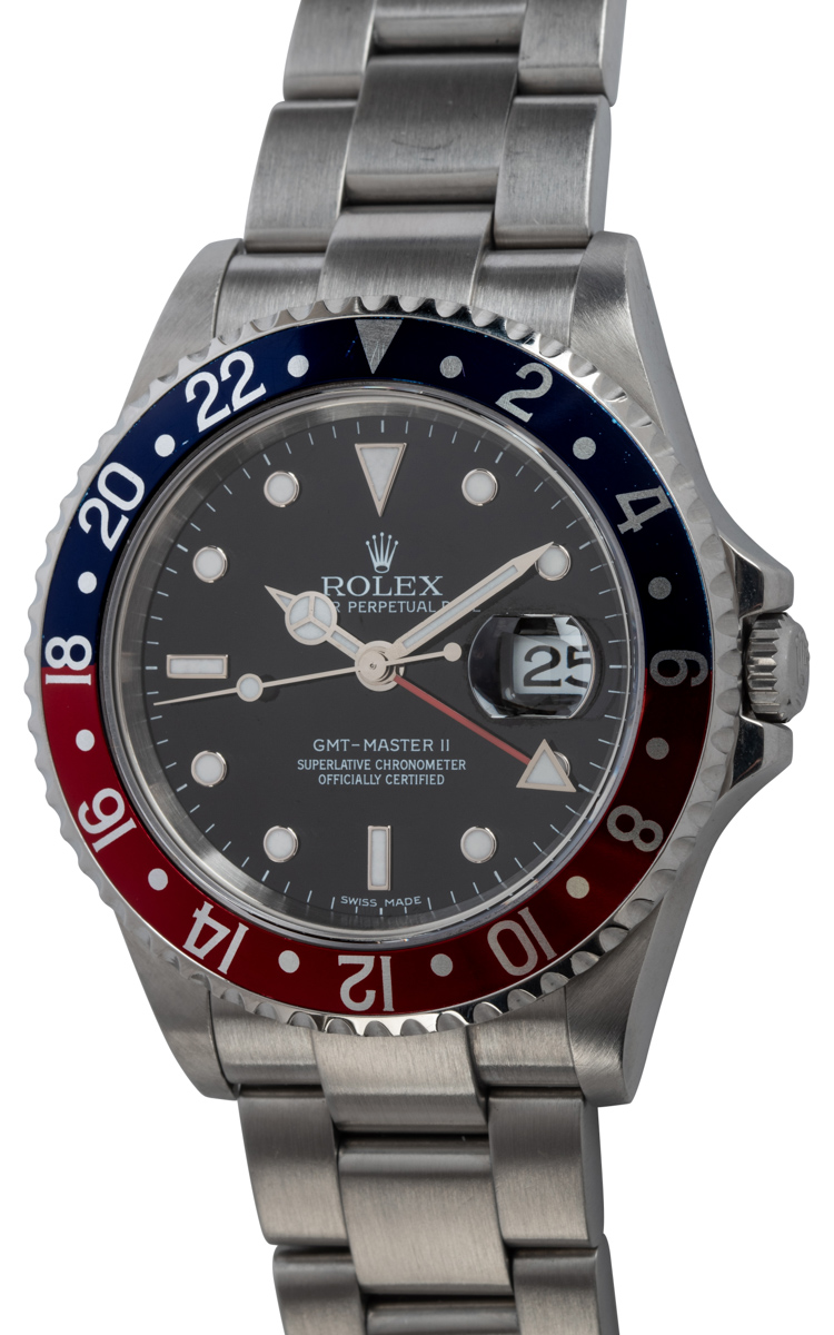 Rolex - GMT-Master II Dial' : : SOLD OUT : black dial on Heavy Oyster bracelet (SEL)