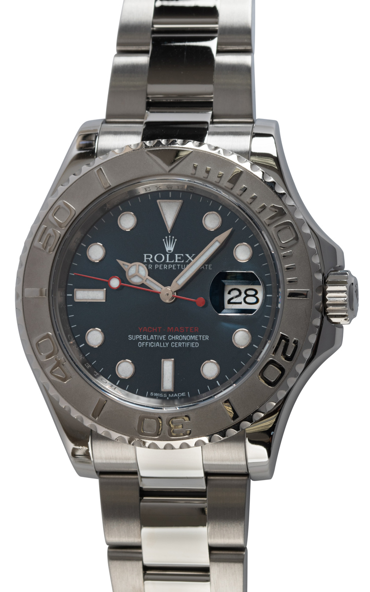 Rolex Yacht Master 116622 SOLD OUT blue dial on Heavy Oyster bracelet SEL