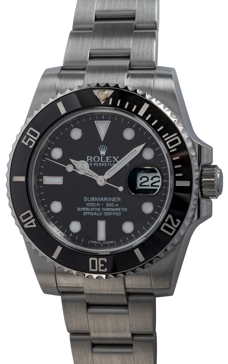 Rolex - Submariner Date : 116610 LN : SOLD OUT : black dial on heavy Oyster (SEL)
