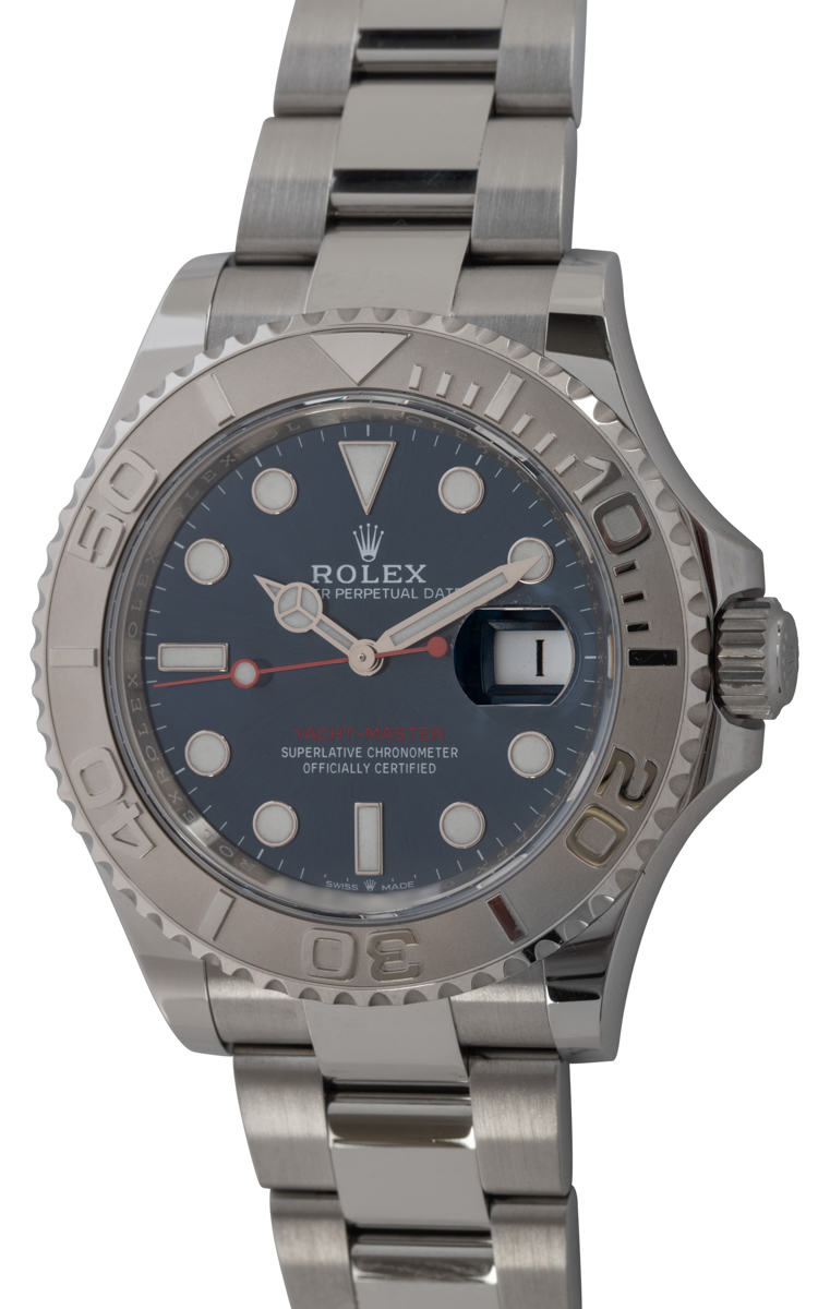 rolex yacht master blue face