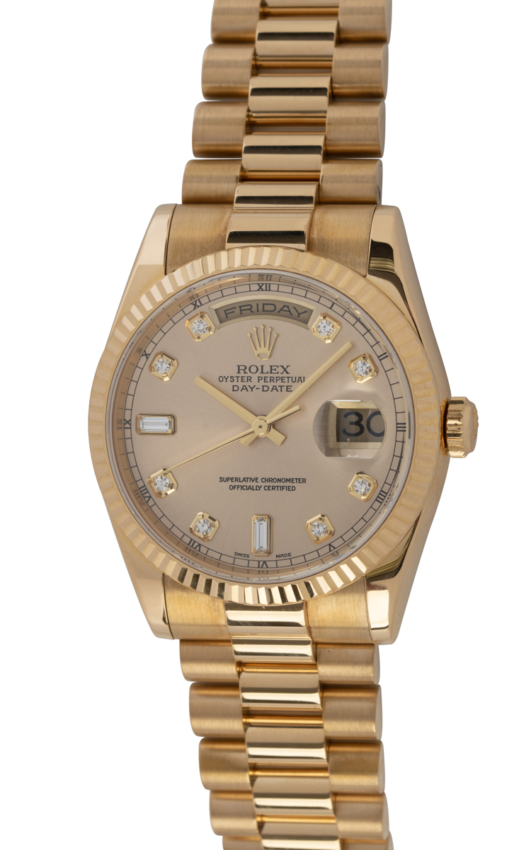 Rolex Day Date President 118238 SOLD OUT Diamond champagne