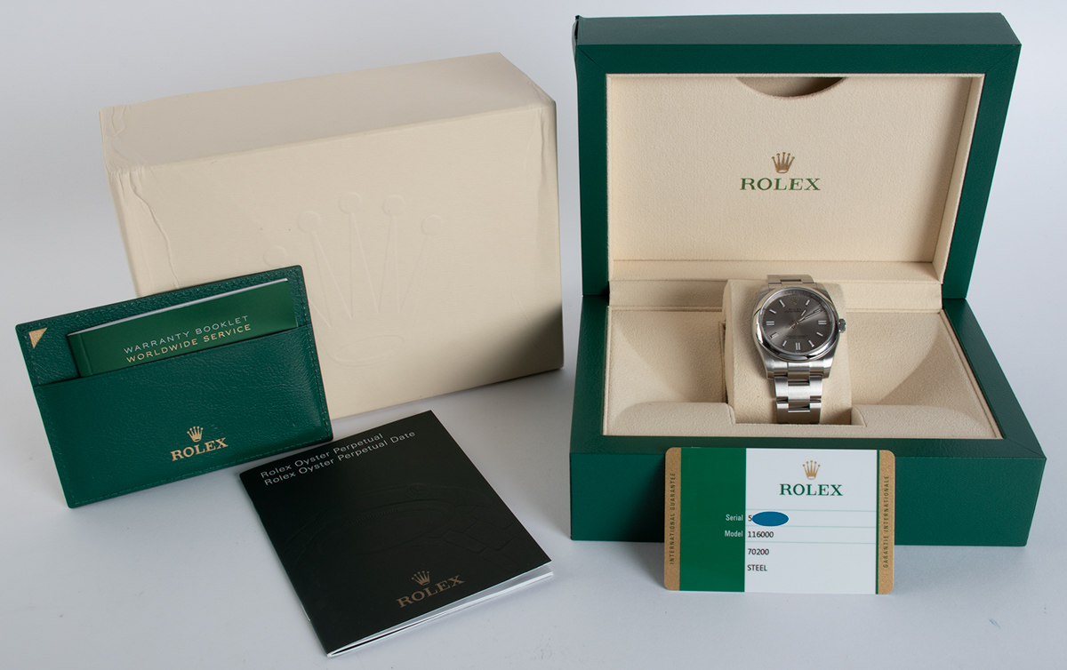 Rolex Oyster Perpetual 36 116000 - SOLD OUT - 2019 Rhodium (Dark