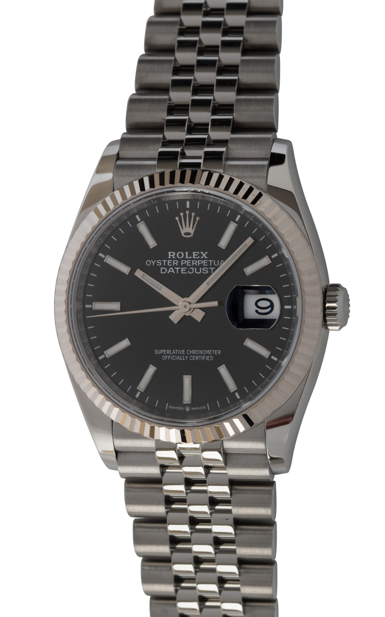 Rolex datejust sales 36 black jubilee
