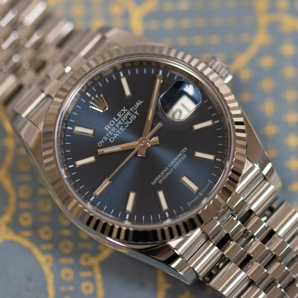 Rolex - Datejust 36 : m126234-0017 : SOLD OUT : bright blue dial 