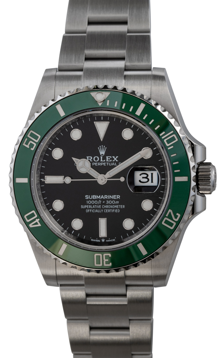 rolex submariner 41 green