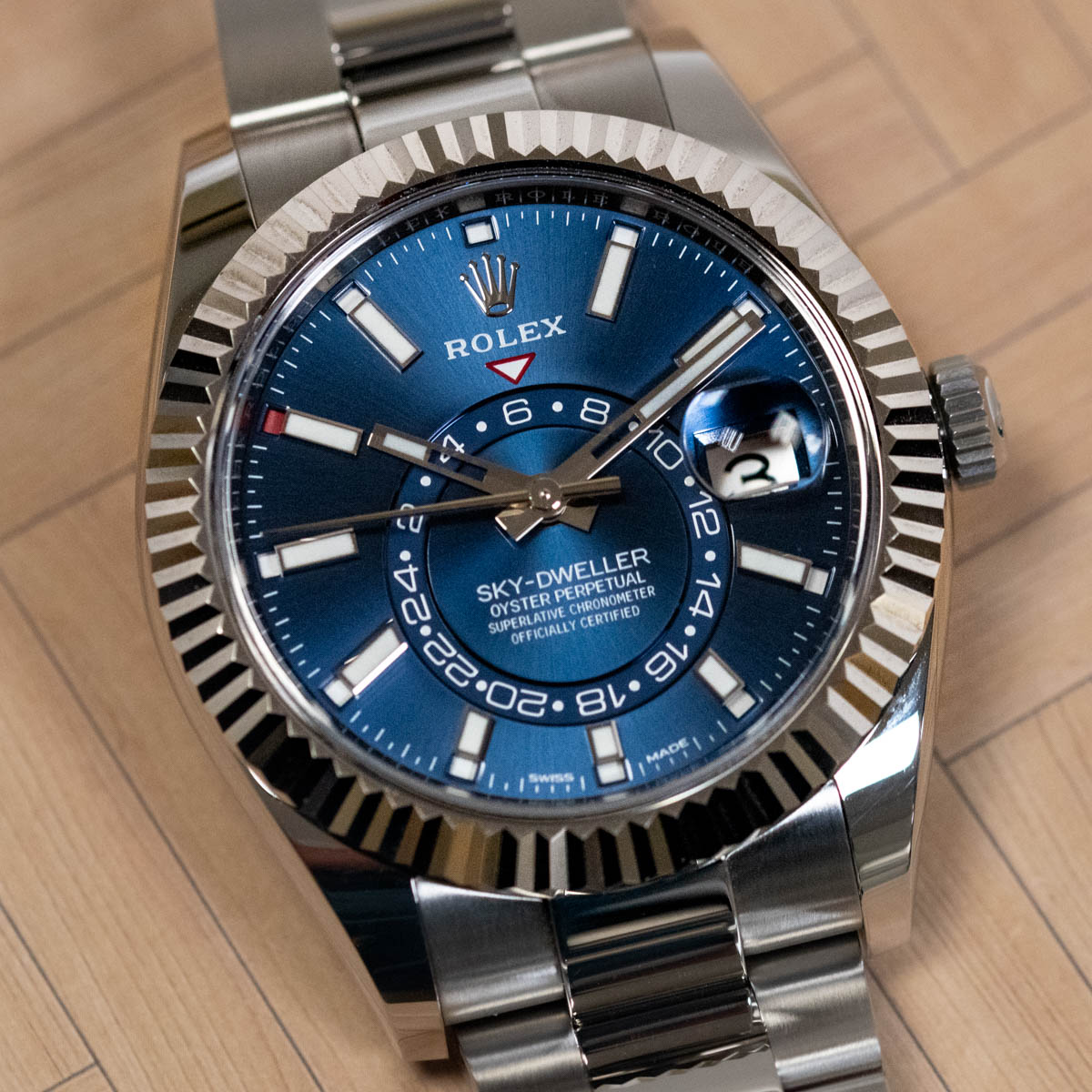 Rolex Sky-Dweller 326934 - SOLD OUT - 2019 Blue Dial, Steel, 42mm