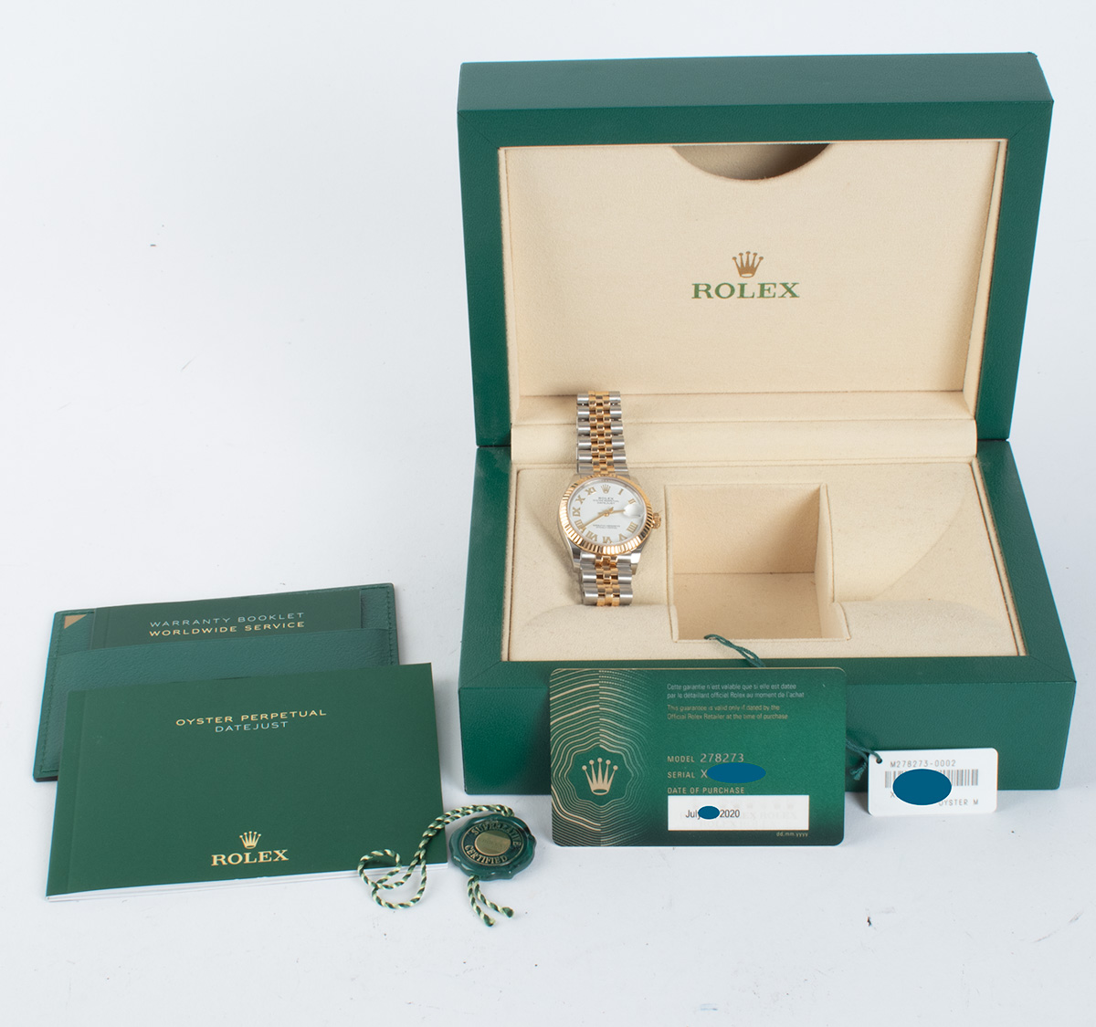 Rolex - Datejust Midsize 31MM : 278273-0002 : SOLD OUT : white