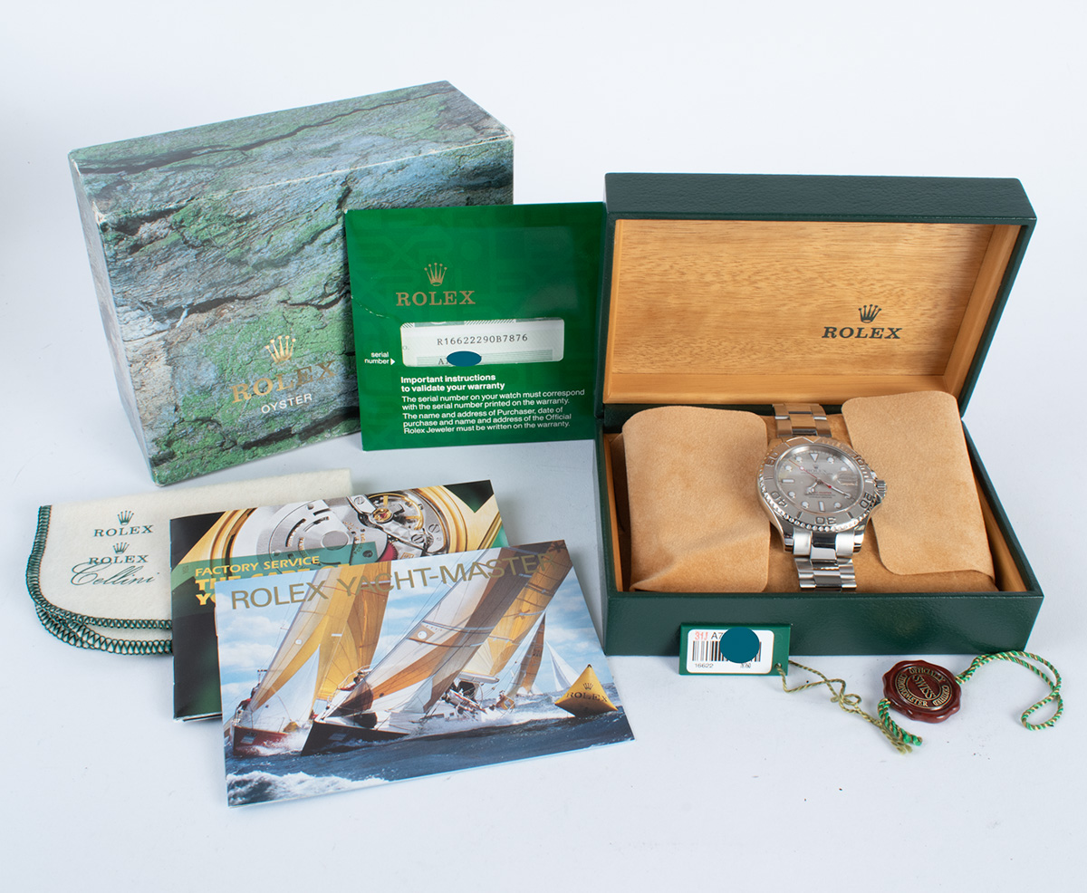 Rolex Yacht-Master : 16622 platinum (Pt950) dial :