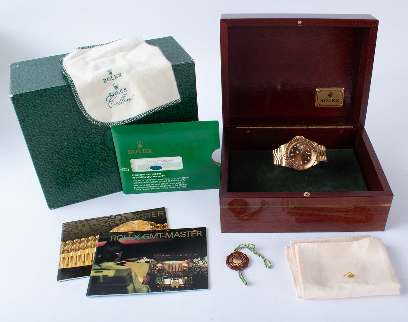 Rolex GMT-Master II 'Root Beer' 16718 - 1994 Bronze Dial, 18k Gold
