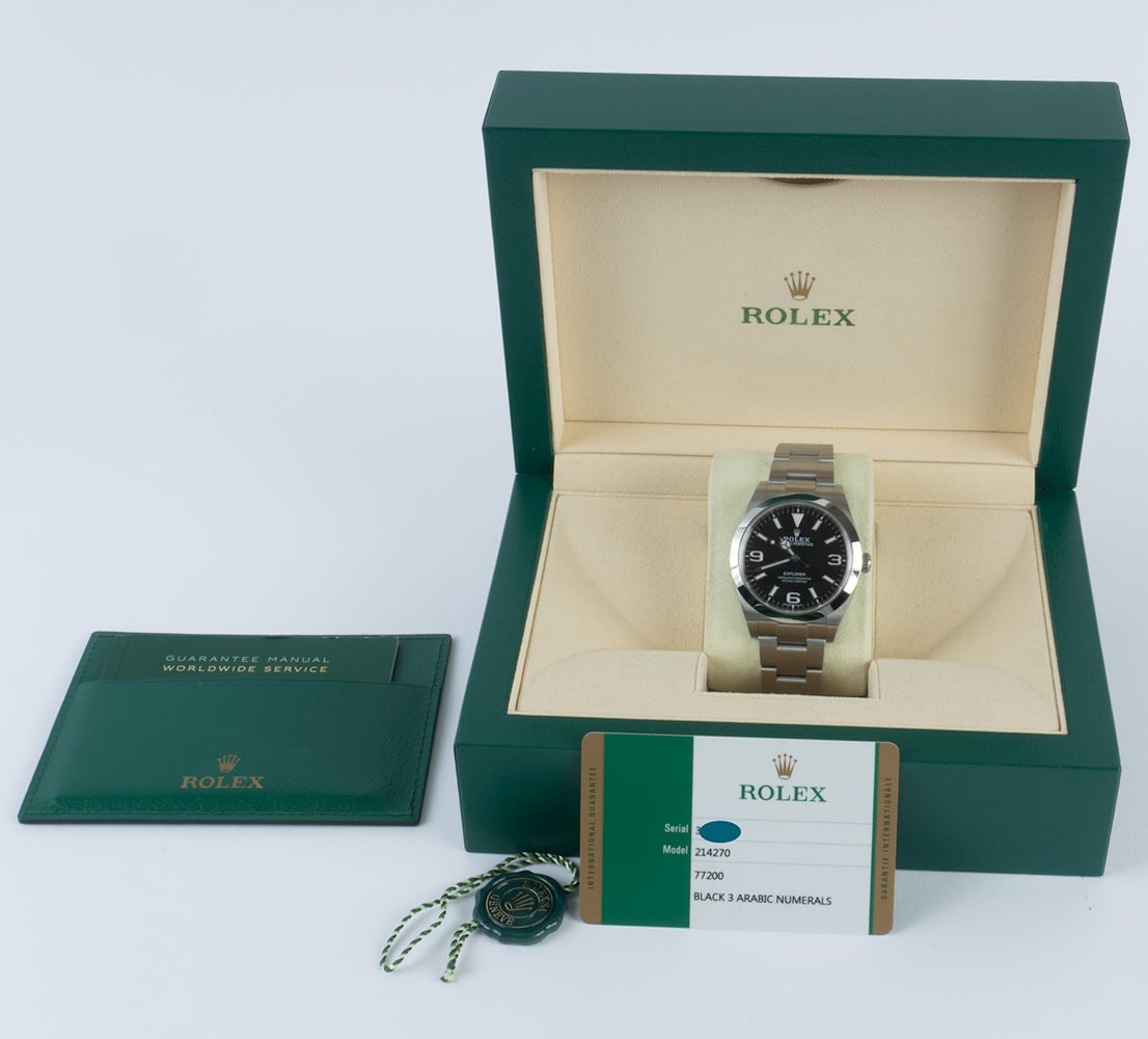 ロレックスROLEX Sサイズボックス Rolex Explorer 39MM : 214270
