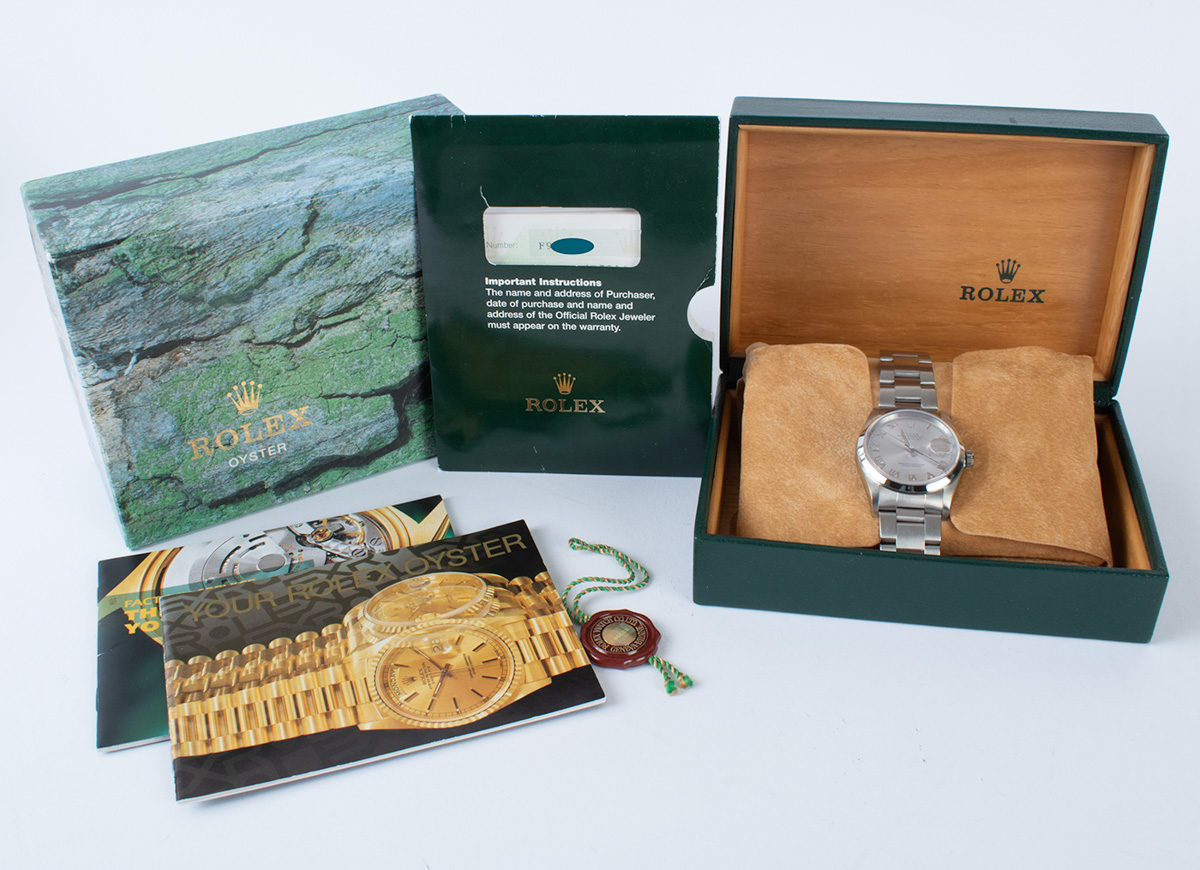 Rolex Datejust 36 16200 - 2006 Rhodium Dial, Steel, Oyster, Full