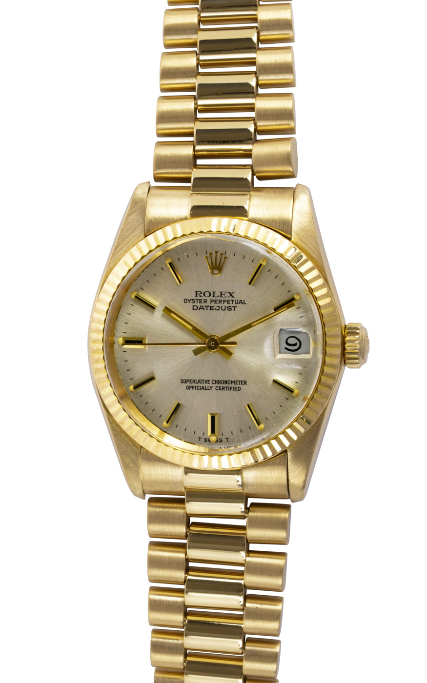 Rolex President Mid-Size 31 6827 - 1979 Champagne Dial, 18k Gold