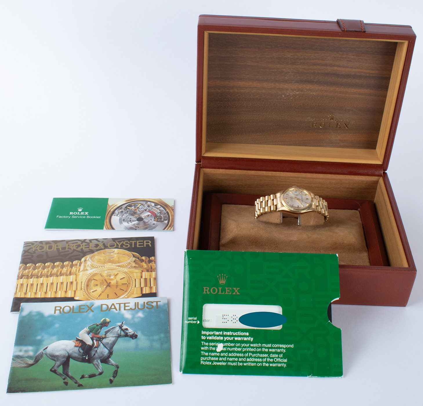 古酒 PRESIDENT Rolex President Mid-Size 31 6827 - 1979 Champagne Dial, 18k Gold