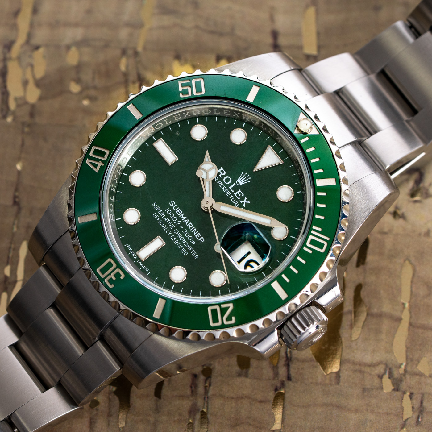 Rolex Submariner Date 'Hulk' 116610LV - 2017 Green Dial, Steel