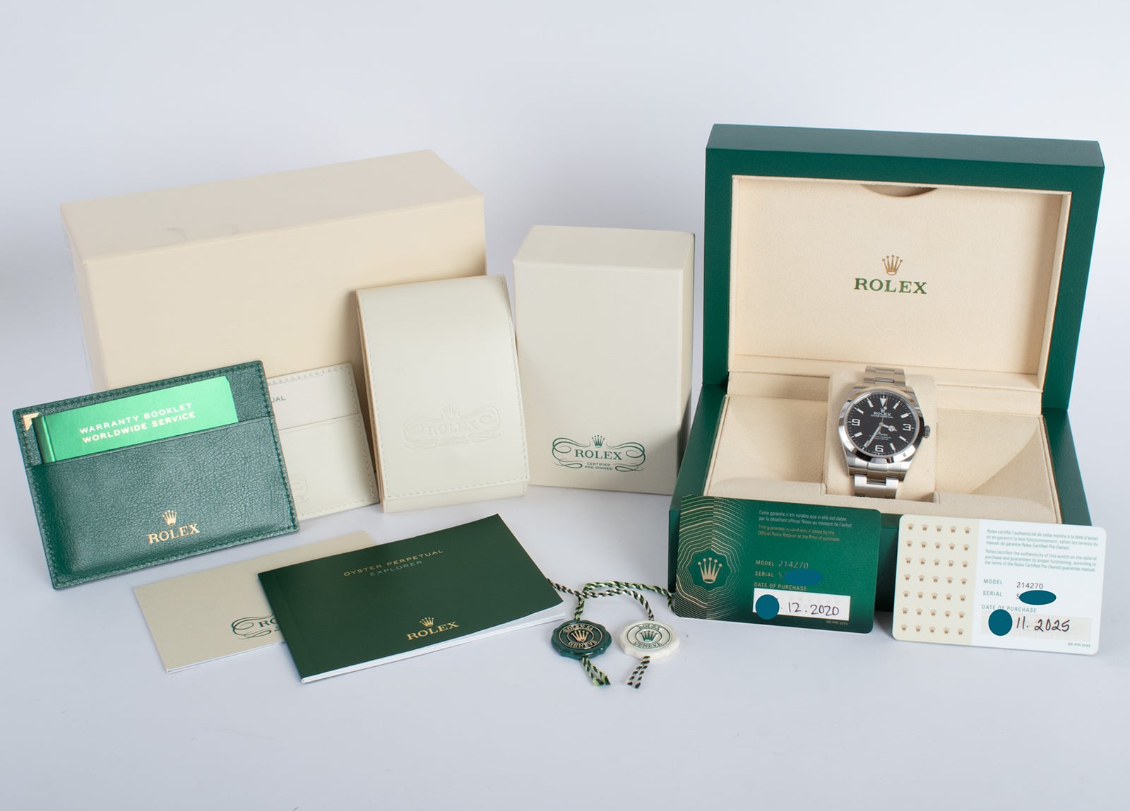 Rolex Explorer 39MM 'Full Lume' : 214270-0003