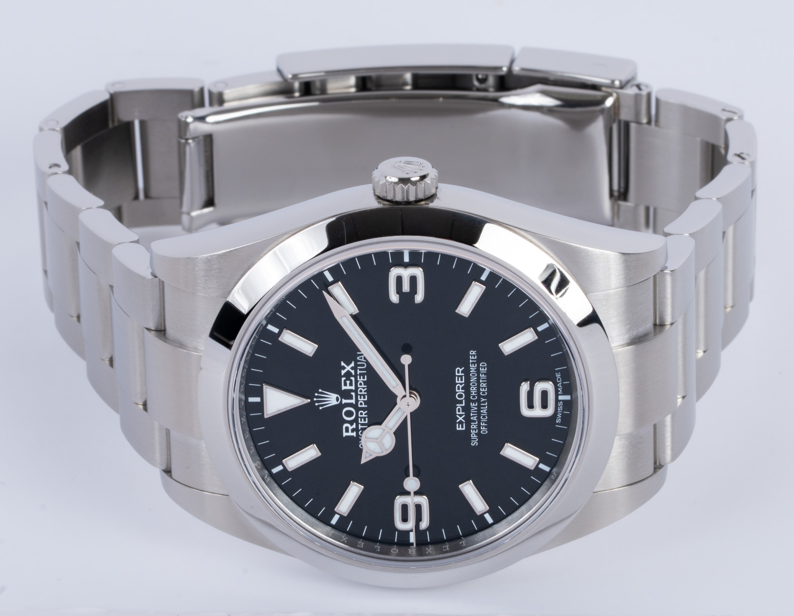 Rolex Explorer 39MM 'Full Lume' 214270-0003 - 2020 Black 'Full